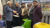 بازدید استاندار از غرفه دانشگاه جامع علمی کاربردی استان آذربایجان غربی در بیست و پنجمین نمایشگاه دستاوردهای پژوهش، فناوری و فن بازار استان